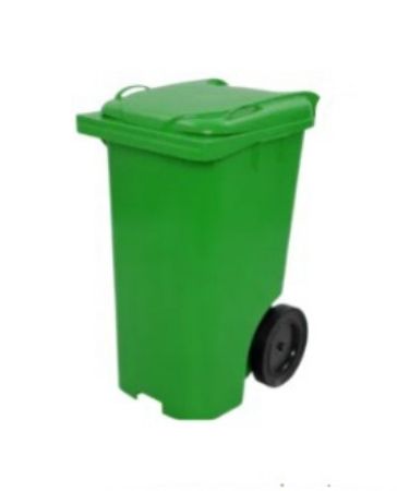 Imagem de CONTENTOR LIXEIRA PLASTICA 240L VERDE C/ RODAS DE 200MM